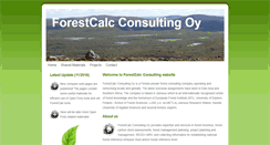 Desktop Screenshot of forestcalc.com