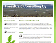 Tablet Screenshot of forestcalc.com